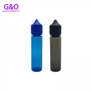 60ml bottle eliquid unicorn eliquid bottle new v3 black blue plastic pet chubby gorilla unicorn vape dropper bottles